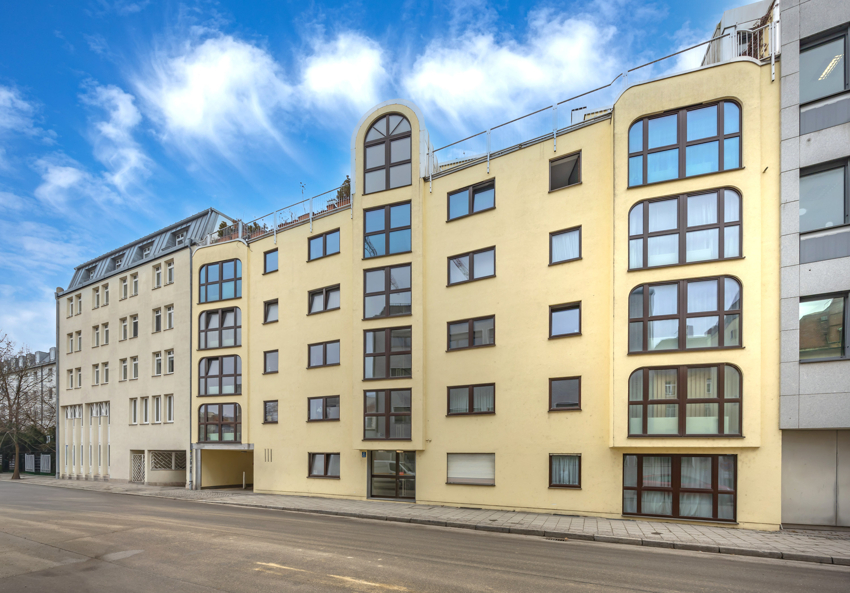 Aussenansicht Etagenwohnung M�nchen