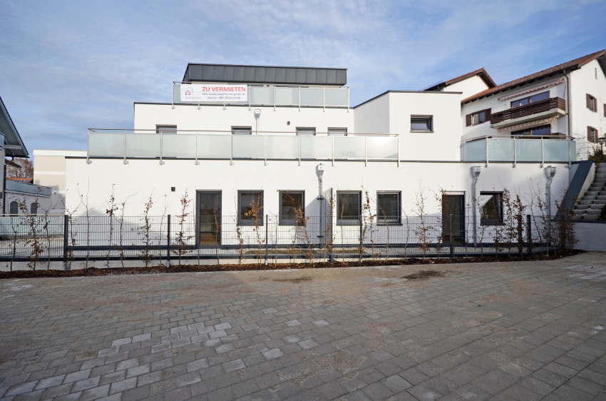 Au�enansicht hinten Penthousewohnung Holzkirchen
