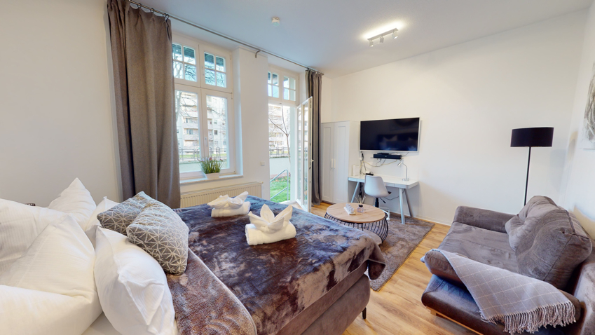 Wohnraum Terrassenwohnung Magdeburg / Stadtfeld West