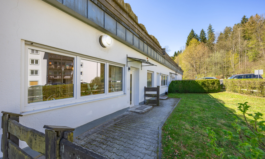 Aussenansicht Erdgeschosswohnung Miesbach