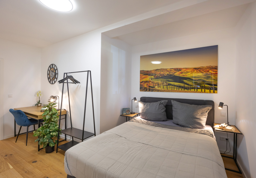 Schlafzimmer 2 Erdgeschosswohnung Miesbach