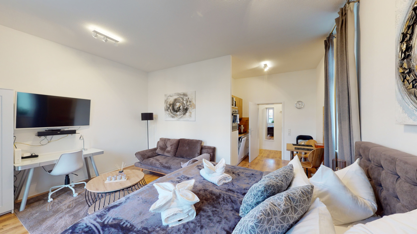 Wohnraum Terrassenwohnung Magdeburg / Stadtfeld West